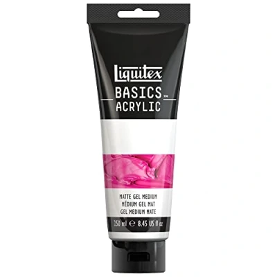 Image de Liquitex Additif Acrylique Basics Gel Médium Mat Tube 250ml ROW
