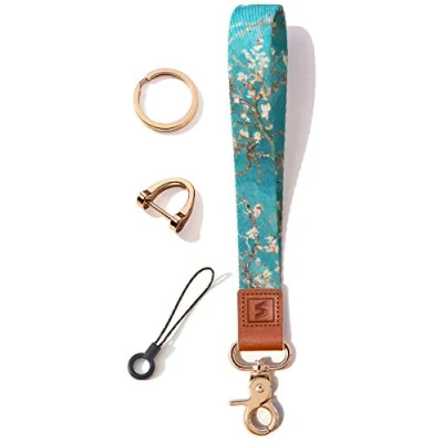 Image de SENLLY Porte clé Lanière de Poignet, Conception Motifs Originale Cordon pour Clés