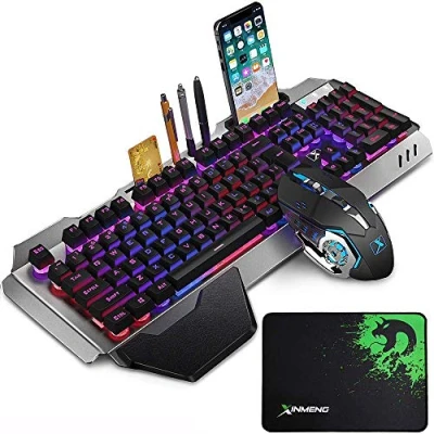 Image de Clavier Souris sans Fil GENERIC LexonElec Rétro éclairage LED 3000mAh 2400DPI
