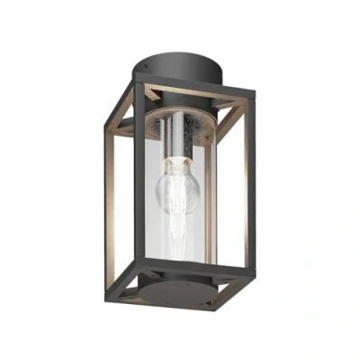 Image de Lucande plafonnier Ferda à intensité variable (Moderne) en Noir Aluminium (1 lampe,à E27), saillie, lampe