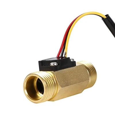Image de commutateur de débit d&#039;eau 1Pc liquide débitmètre compteur 1 30L / min pour chauffe eau dispositif mesure