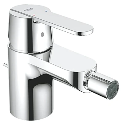 Image de GROHE Robinet bidet Feel, mitigeur monocommande avec tirette de vidage, mousseur orientable, installation rapide et entretien facile, chromé, 32558000 (Import Allemagne)