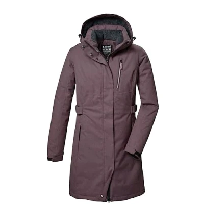 Image de killtec Femme Kow 303 Wmn Prk Parka Fonctionnelle/parka Avec Capuche Amovible, Mallow Melange, 48 EU