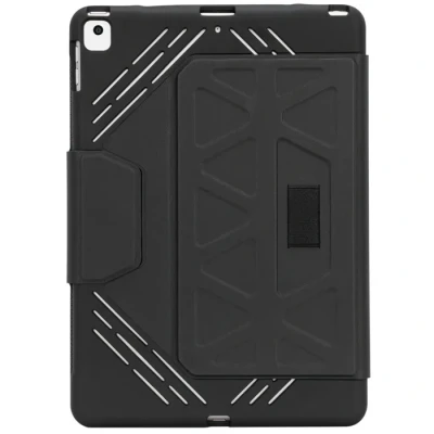 Image de Coque Apple iPad 10.2 (2021): Targus Etui de téléphone portefeuille Pro Tek Rotation Antichoc Noir Similicuir Housse