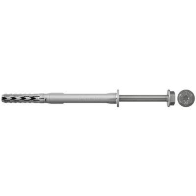 Image de fischer Cheville rallongée SXR 10 x 200 avec vis tête hexagonale en acier inoxydable A4 pour fixation ossatures et cadres/Boite de 50