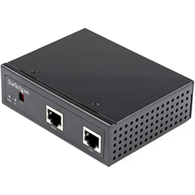 Image de StarTech.com Splitter Gigabit PoE Répartiteur Power over Ethernet à Haute Vitesse PoE+++ 90W 12 48V DC 802.3bt Adaptateur LAN/RJ45 Ultra vers 40C to +75C (POESLT1G48V)
