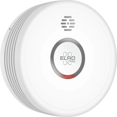 Image de ELRO Pro PS4910 Détecteur de fumée Design avec autotest Automatique et 10 Ans d&#039;autonomie