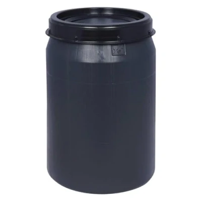 Image de Tonneau de 40 litres avec couvercle à visser, col large, convient un usage alimentaire et 100 % étanche l&#039;air