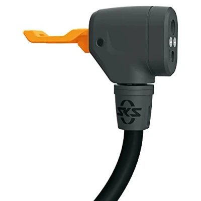 Image de SKS GERMANY Tête de Pompe MV Easy (Tête Valve optimisée Multi Valve, avec Levier Blocage Ergonomique, en Plastique renforcé Fibres Verre, Convient aux valves SV, AV &amp; DV), Noir, TU