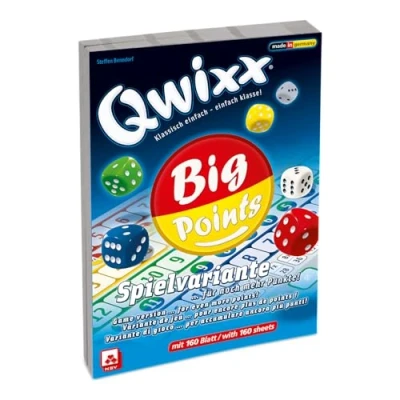 Image de NSV 4039 QWIXX BIG Points Jeu de dés, 4039, Multicolore, 10.6 x 2 15 cm
