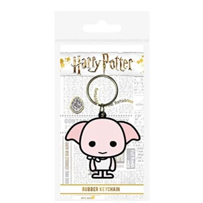 Image de Harry Potter Porte clés de style Chibi en caoutchouc représentant Dobby Multicolore 4,5 x 6 cm