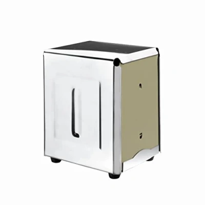 Image de Lacor 61002 Distributeur à Serviettes en Acier Inoxydable 9,5 x 13 cm (idéal pour Les Bars), Argent