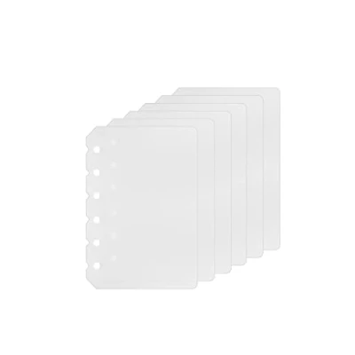 Image de Accessoire pour classeur à anneaux en D Pochettes perforées Séparateur Règle Onglet Index (Séparateur, A7)