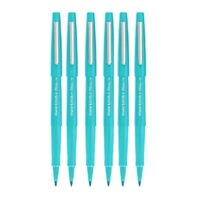 Image de Paper Mate Flair Surfs Up Lot de 6 feutres Pointe moyenne