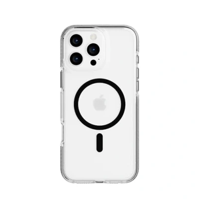 Image de tech21 EvoCrystal Coque pour iPhone 16 Pro Max Compatible avec MagSafe de Protection Contre Les Chocs 15x testée Selon la Norme Militaire en Noir
