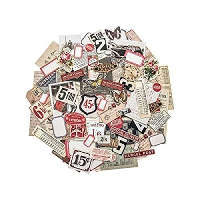 Image de Tim Holtz TH93564 Ephemera Pack Papier, Multicolore, 12,1 x 10 1 cm