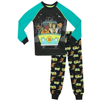 Image de Scooby Doo Ensemble De Pyjamas Garcon Bien Ajuste 6 a 7 Ans,Multicolore