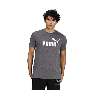 Image de Puma ESS Essentials heather RUN Tshirt imprimé, Homme, Taille: Medium, Dark gray