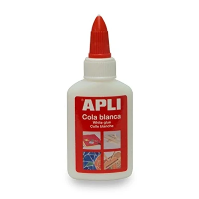 Image de APLI 12848 Colle Blanche 40 Grammes Convient à un usage scolaire