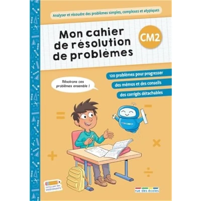 Image de Mon cahier de résolution problèmes CM2: pour un entraînement progressif