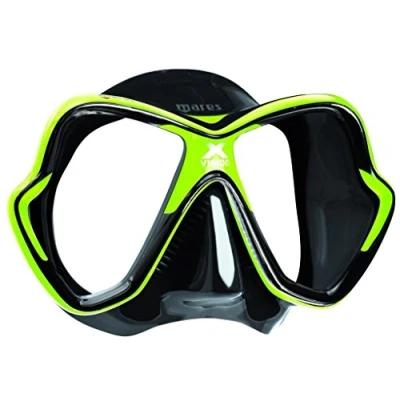 Image de Mares X Vision Mask 14 Lunettes de plongée, Mixte, 14, Noir/Vert, BX