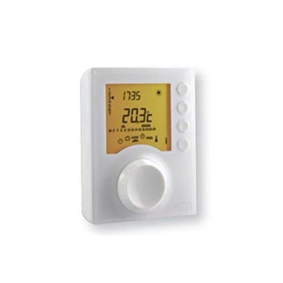 Image de Delta Dore Thermostat programmable filaire Tybox 1127 pour chaudière, pompe à chaleur et poêle bois. Programmation Gestion du chauffage 6053006
