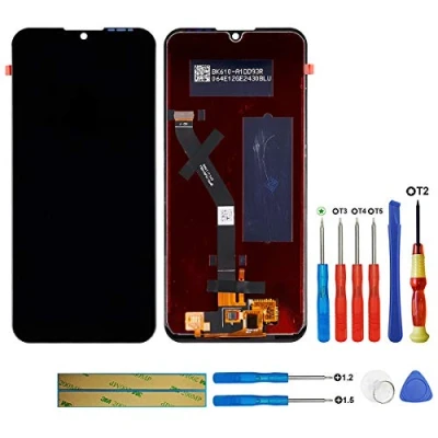 Image de swark Écran LCD compatible avec Huawei Y6 2019 / Prime Pro Noir (sans cadre) tactile Digitizer Assembly Verre + Outils