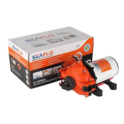 Image de Seaflo Pompe à eau haute pression 12 volts 15 l/min 4.0 GPM 60 PSI avec interrupteur automatique pour Marine RV Bateau automobile