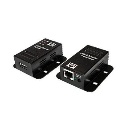 Image de LogiLink ua0267USB 2.0Cat. 5Extender jusqu`à 50m avec HUB 4ports, PoE Noir