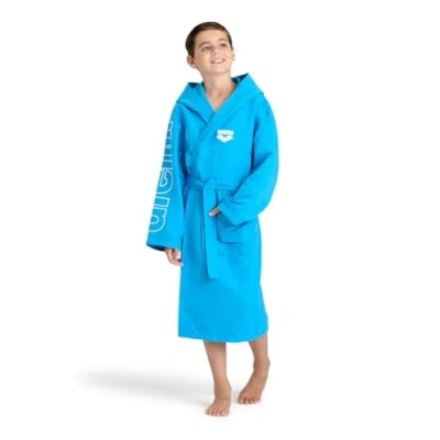 Image de arena Zeal Plus Junior Peignoir Microfibre Garçons et Filles, avec Capuche Poches, Unisexe à Séchage Rapide, Confortable Léger