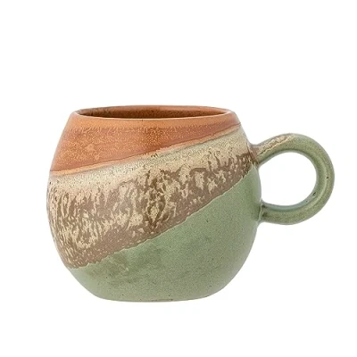 Image de Bloomingville Paula Tasse en grès Vert