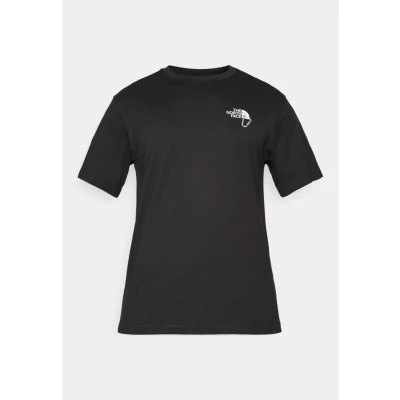 Image de The North Face Explore Carabiner Relaxed TEE Unisex Tshirt imprimé, Taille: Large, Black