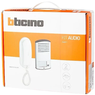 Image de BTicino 366811 Interphone à 1 combiné, 2 fils