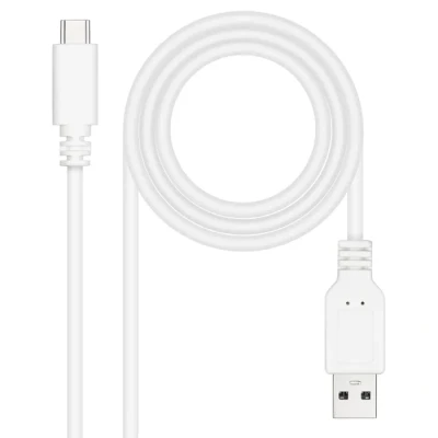 Image de Nanocable 10.01.2102 W câble USB 2.0 2 m C A Blanc Neuf