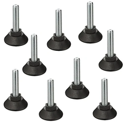 Image de Gedotec Vis de réglage Pieds nivellement M10 Robuste x 50 mm Capacité Charge 500 kg Meubles, armoires et Bien Plus Encore. FABRIQUÉ en Allemagne 10 pièces