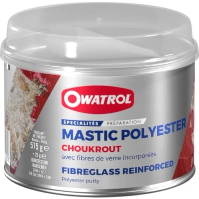 Image de OWATROL CHOUKROUT Mastic polyester armé, soudure à froid avec fibre de verre incorporée 600G…