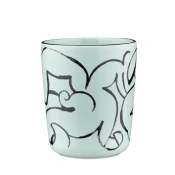 Image de Marimekko Mug Pistilla 25 cl Mint black