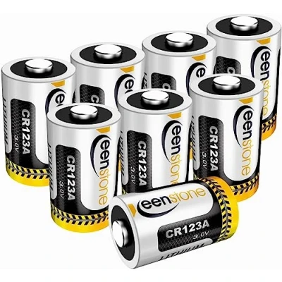 Image de Keenstone CR123A 3V Piles au Lithium 1600mAh CR17345 Jetables Lot de 8