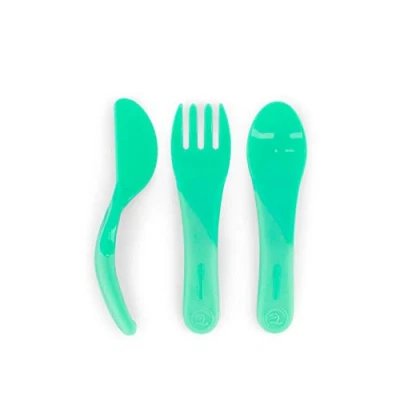 Image de Twistshake Couverts d&#039;apprentissage Vert pastel 6 mois et plus