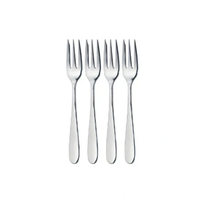 Image de MasterClass Fourchettes à Gâteau en Acier Inoxydable, Lot de 4, Argent