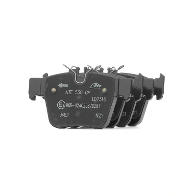 Image de ATE 13.0470 7316.2 Jeu de plaquettes frein préparé pour indicateur d&#039;usure, contact signal d&#039;usure exclu MERCEDES BENZ: GLC SUV, Classe C Break
