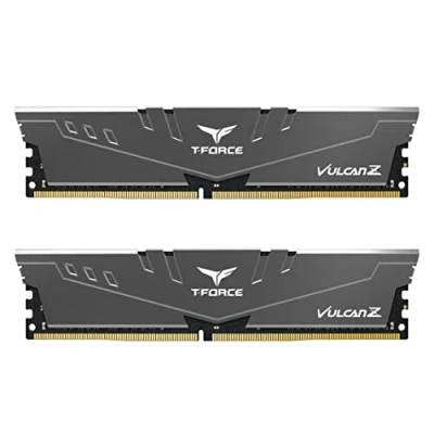 Image de TEAMGROUP Team T Force Vulcan Z DDR4 Gaming Memory, 2 x 16 GB, 3600 MHz, 288 Pin DIMM, Grey