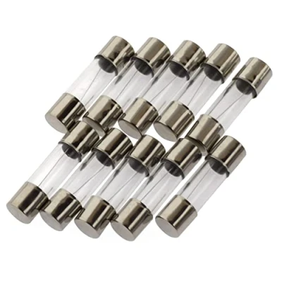 Image de SeKi Flink Lot de 10 fusibles en verre 250 V 0,25 A (250 mA), 5 x 20 mm,