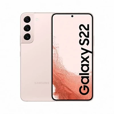 Image de Samsung Galaxy S22, Téléphone Mobile 5G 128Go Rose, Carte SIM Non Incluse, Smartphone Android, Version FR (Reconditionné)