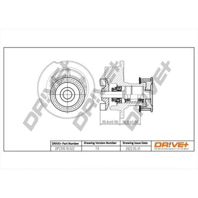 Image de Pompe à eau, refroidissement du moteur Dr!ve+ DP2310.10.022