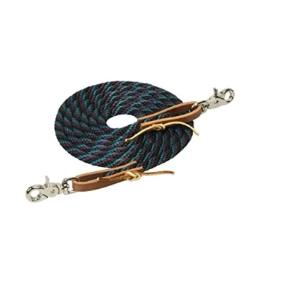 Image de Weaver Lènes Poly Roper en Cuir, 35 2027 W17, Ciel de Minuit, Fleurs Sauvages, épicéa., 3/8 inches