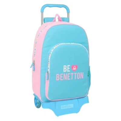 Image de Sac à dos scolaire SAFTA Benetton Unique Grand modèle avec chariot Confortable Mixte