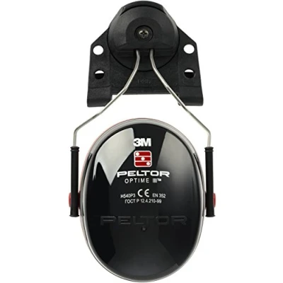 Image de Casque antibruit 3M™ PELTOR™ Optime™ III H540P3B 413 SV Noir avec attaches P3B*