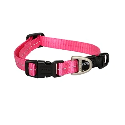 Image de Rogz Nitelife Collier réfléchissant Rose 11 mm