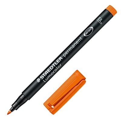 Image de Staedtler Lumocolor 318 Feutre Permanent Pointe Fine 0,6 Mm Orange